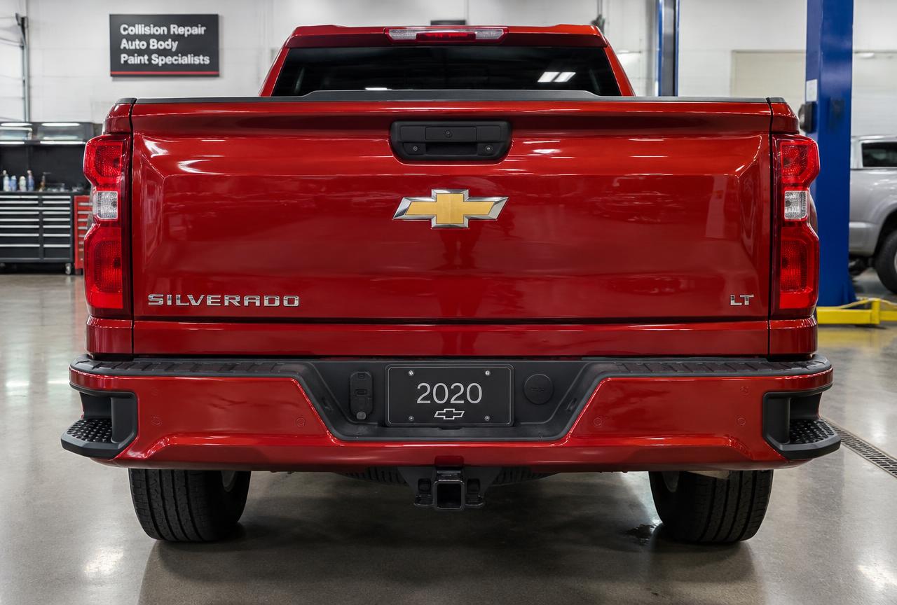 2020 Chevrolet Silverado bumper & paint restoration — after repair
